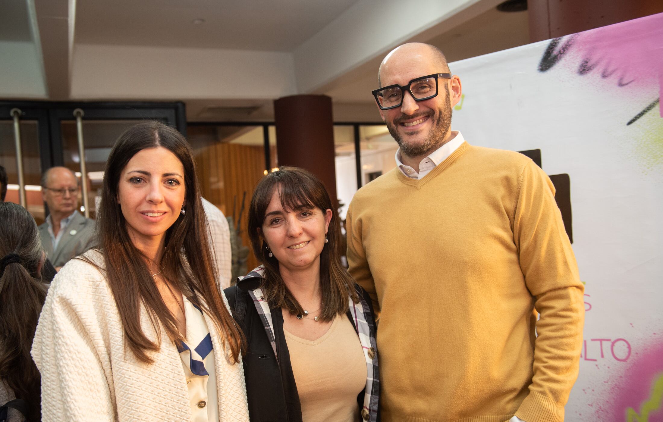 Magdalena Pesce, Andrea Nallim y Juan Pablo Sandoni