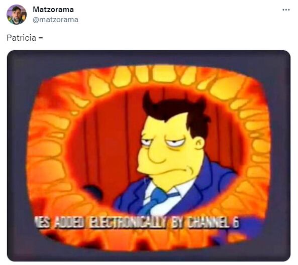 Los memes hacia Patricia Bullrich. Gentileza: X @matzorama