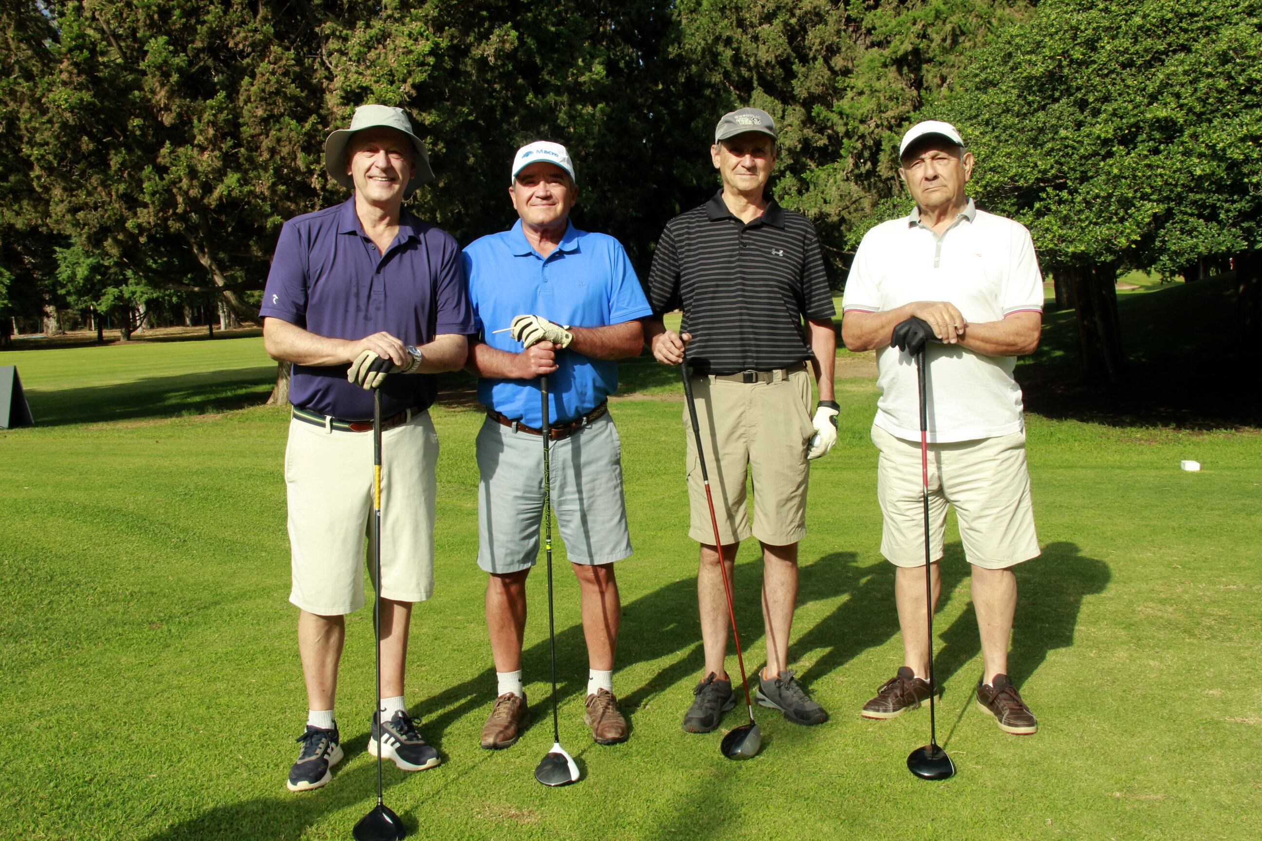 Alberto Waisman, Mario González, Pedro Pascual Minoprio y Constantino Pimenides