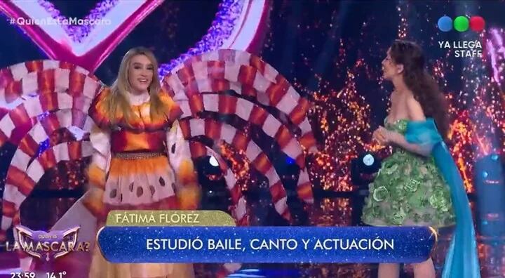 Fátima Flórez sorprendió a todos con su aparición