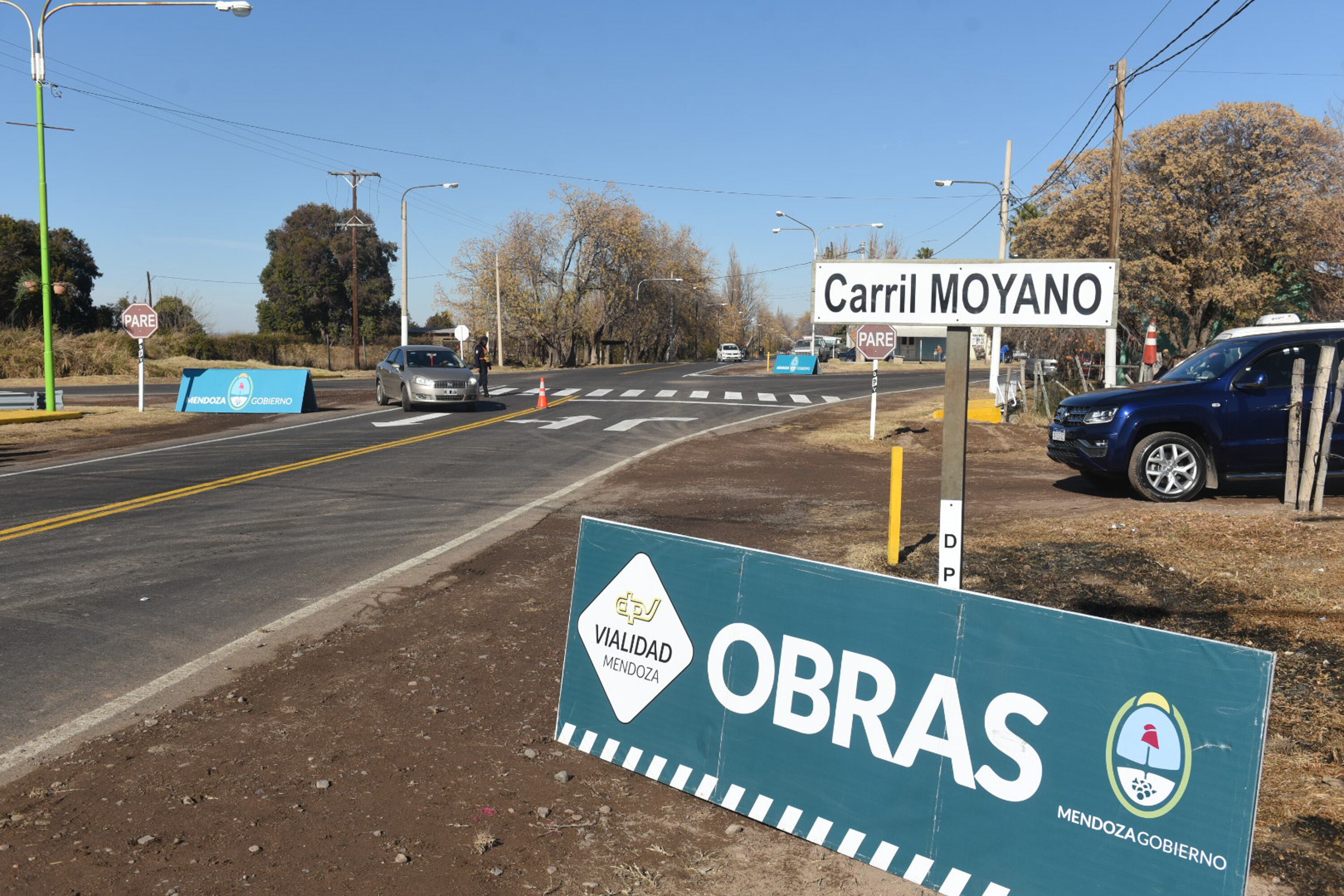 Obras en la zona Este de Mendoza. Prensa Mendoza.