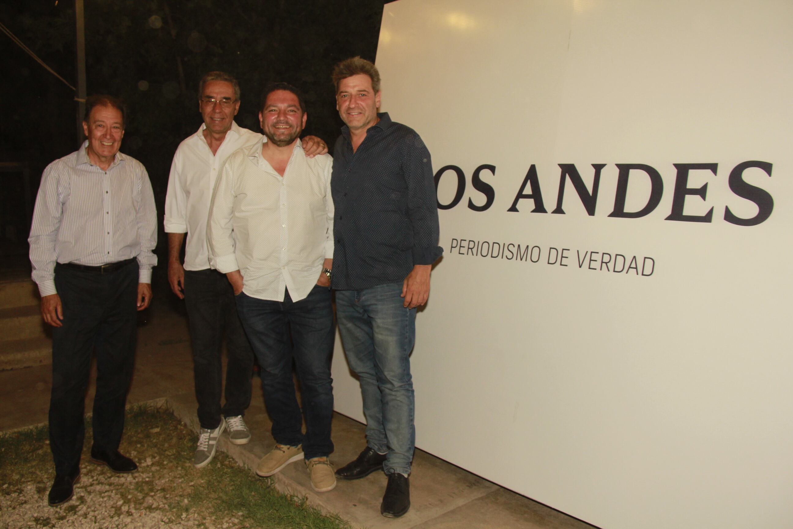 Daniel Lucero, Carlos Sierra, Edgardo Palet y Fernando Soldati.