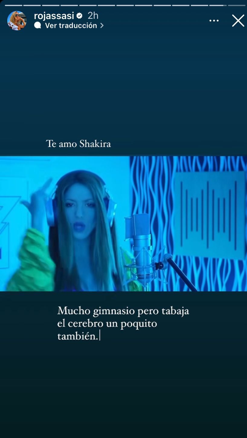 La tremenda frase que Sabrina Rojas le dedicó a Luciano Castro. Captura de historias.