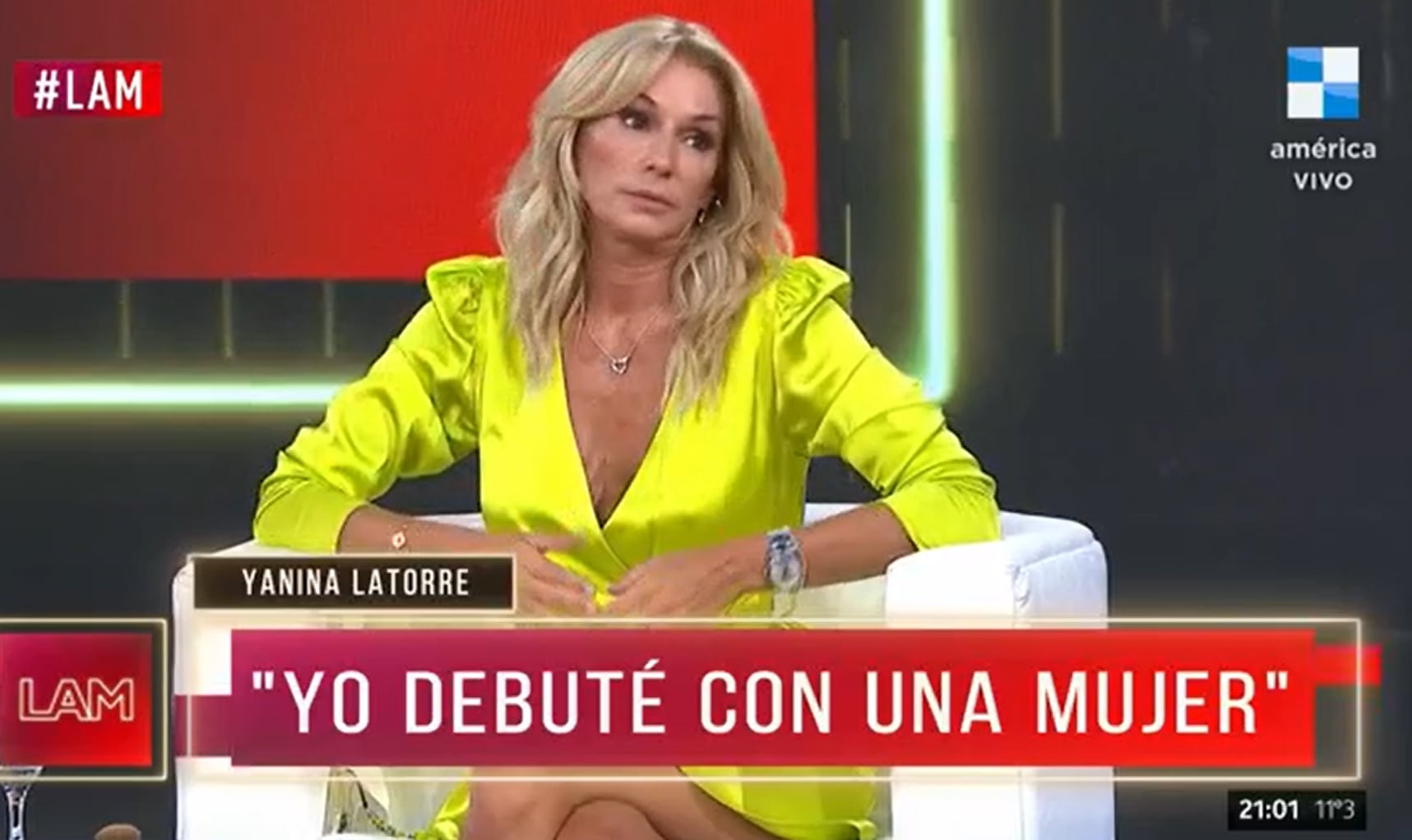 Yanina Latorre confesó que debutó sexualmente con una mujer