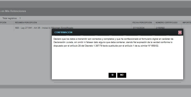 ARCA: ya funciona la solicitud de devolución de percepciones del 2024 para no inscriptos en Ganancias o Bienes Personales