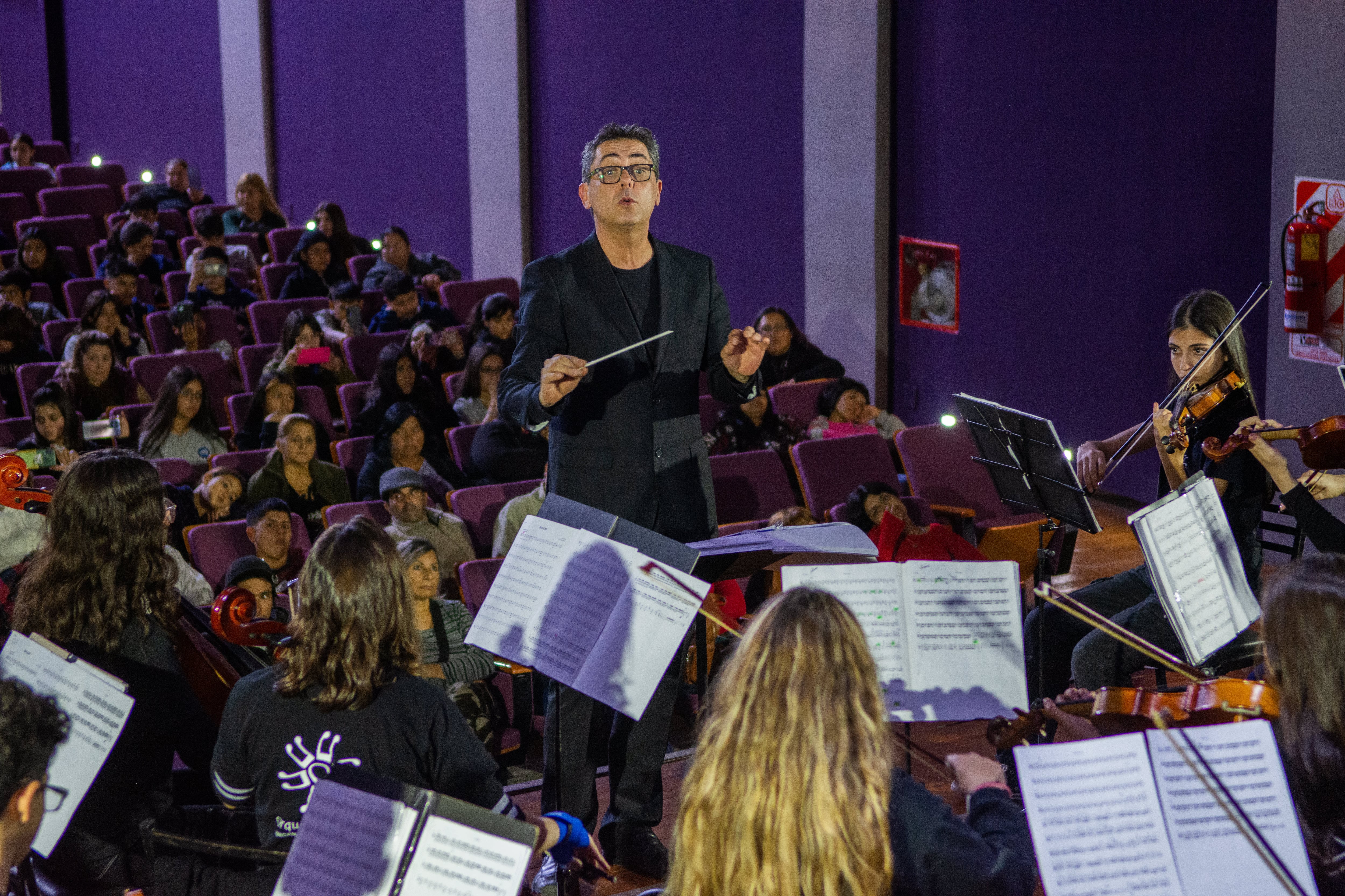 La orquesta escuela fue la conjunción de voluntades y viento que sopló a favor.