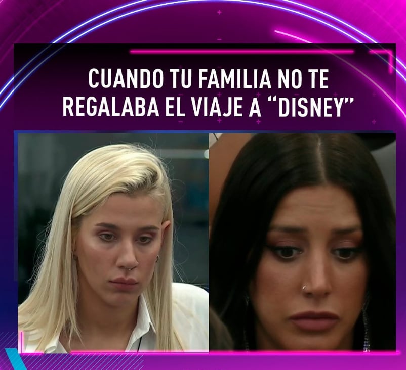 Los memes de la cuenta oficial del reality contra la Tora y Juliana