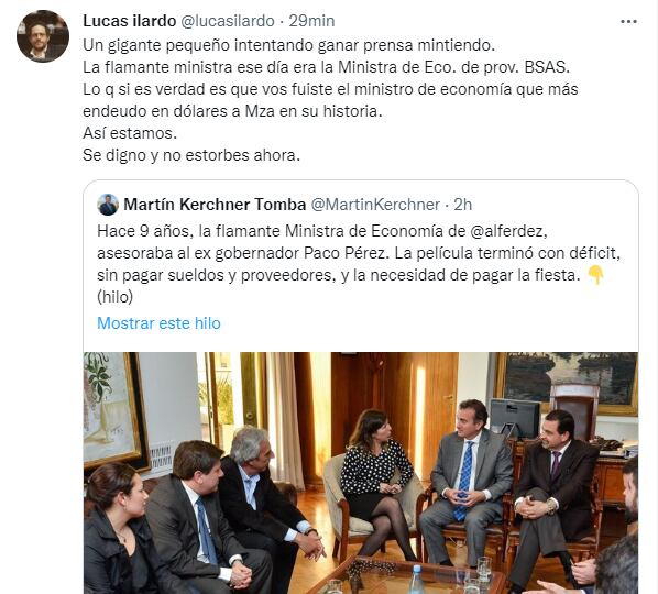 El cruce entre Kerchner e Ilardo por Silvina Batakis