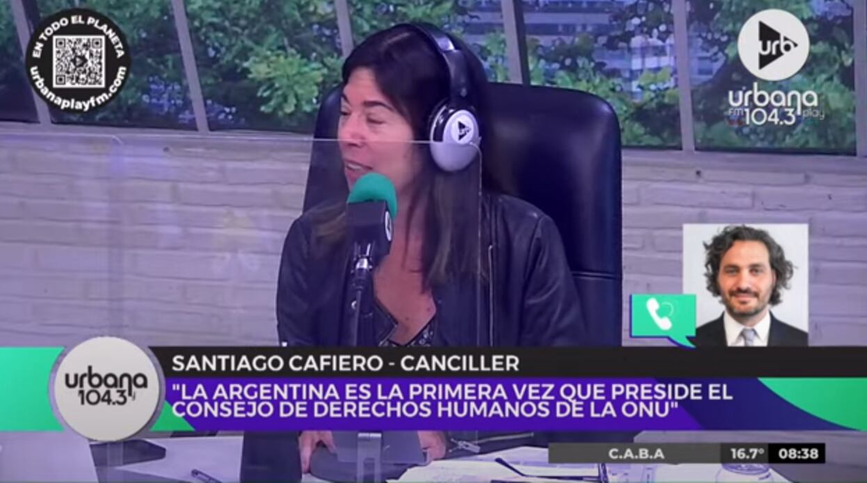 Cafiero criticó a insultó a Jorge Lanata. Foto: Captura YouTube.