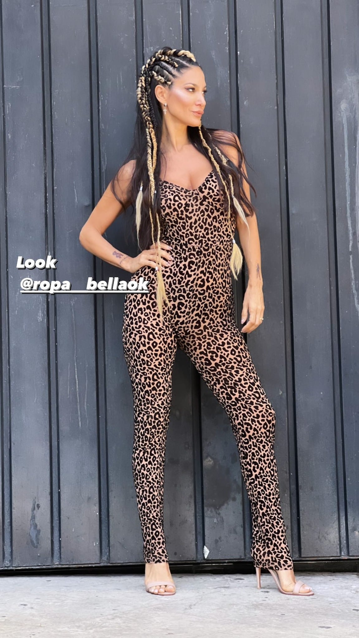 Silvina Escudero enloqueció por el animal print.