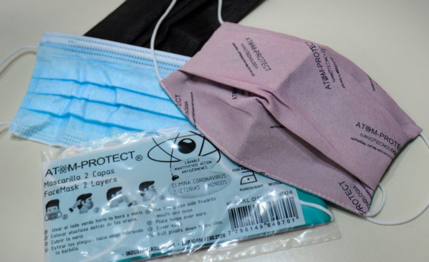 Barbijo del Conicet AtomProtect - 