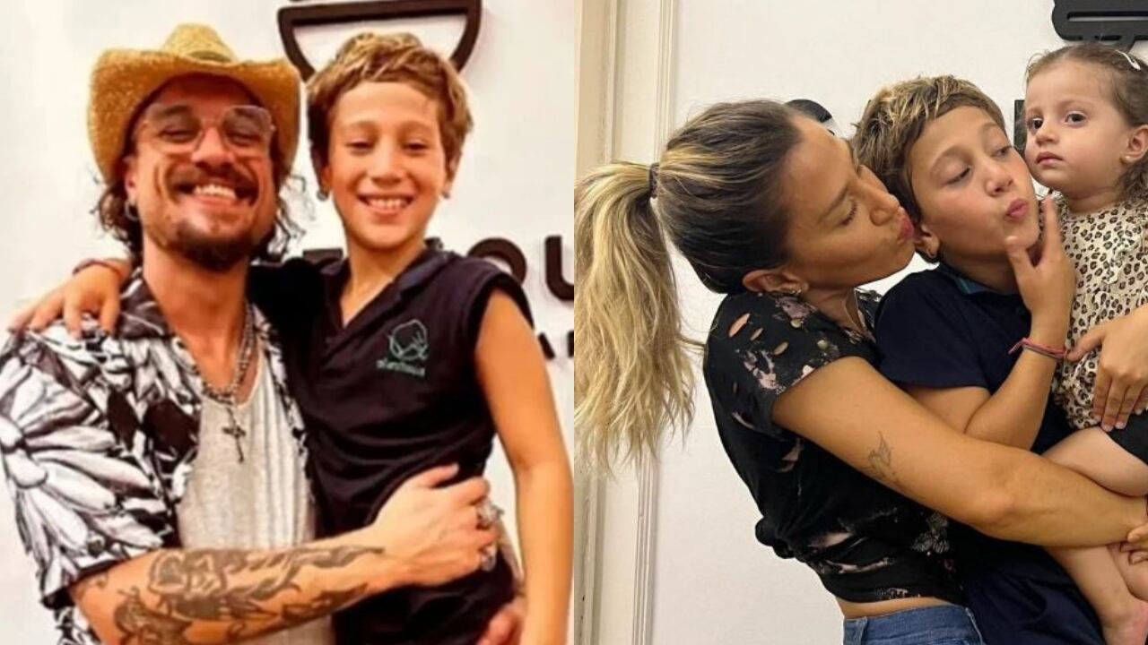 La cantante y el exfutbolista pasaron un momento juntos en el cumpleaños de su hijo.