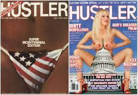 Larry Flynt con sus portadas muy atrevidas logró competir con la revista "Playboy".