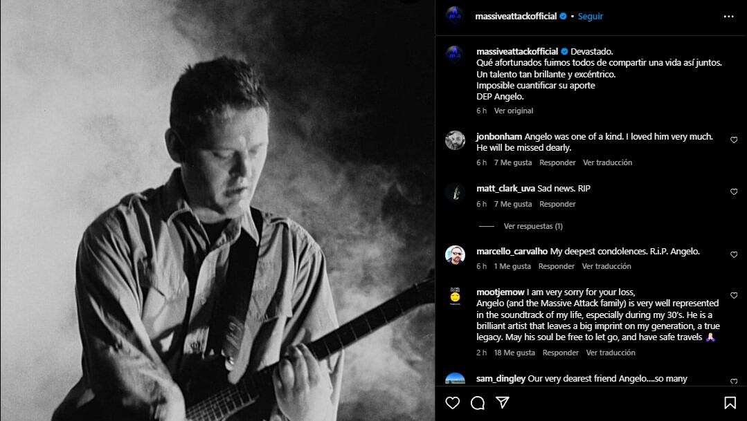 Los mensajes de la banda en las redes sociales. Foto: captura.