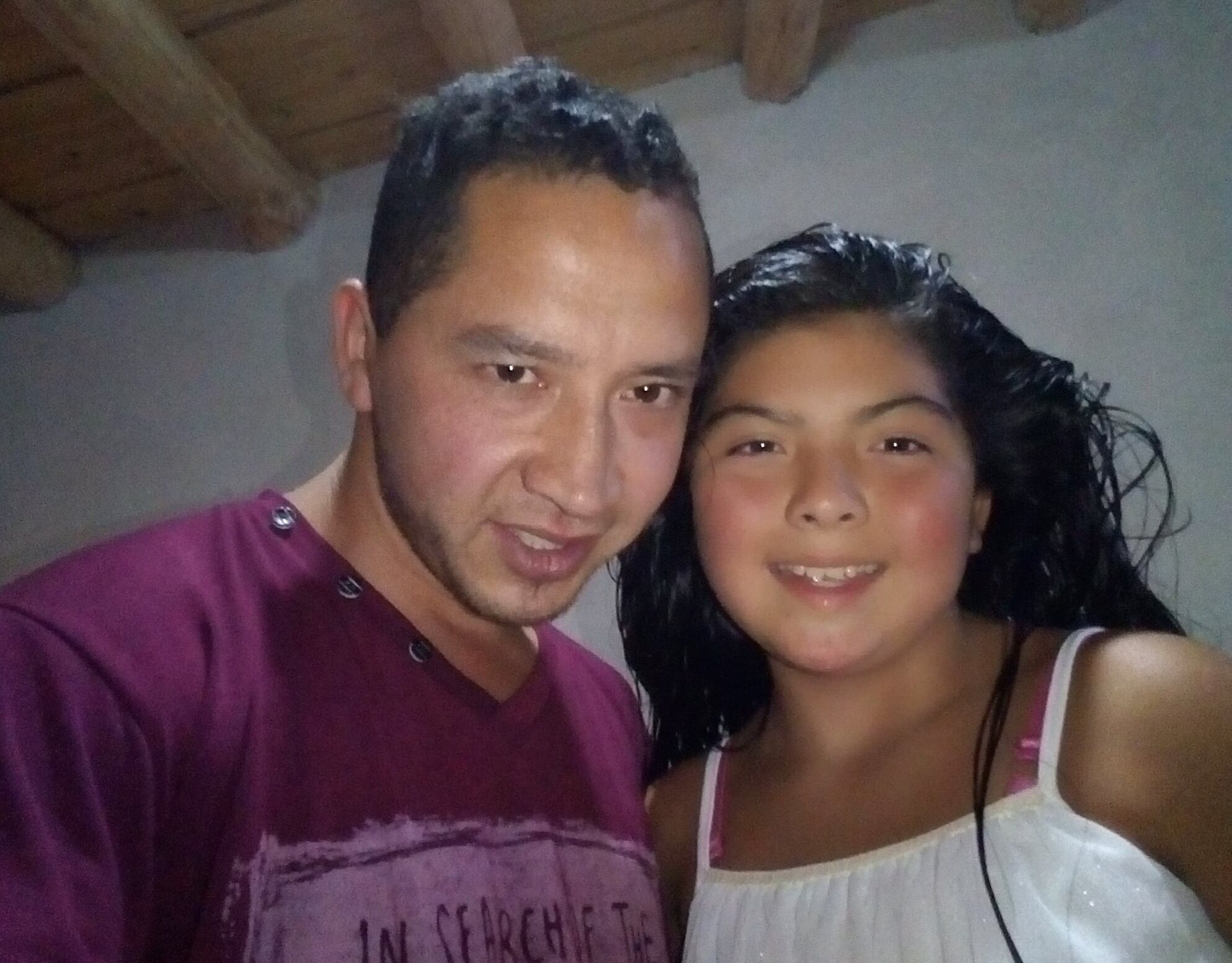 Jonatan y su hija Abril, las dos víctimas fatales. Facebook