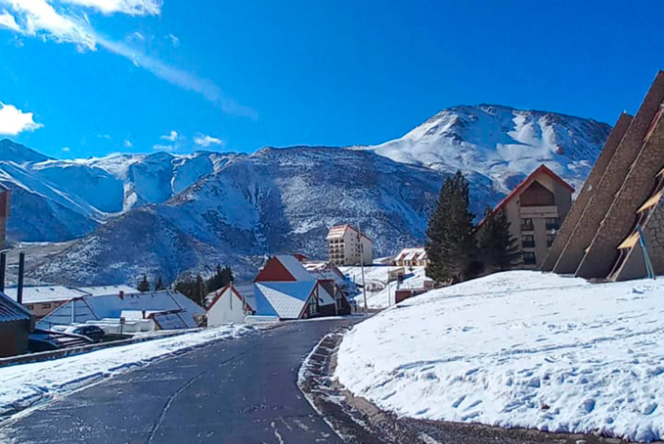 Nevada en Las Leñas. / Agustin Silva 