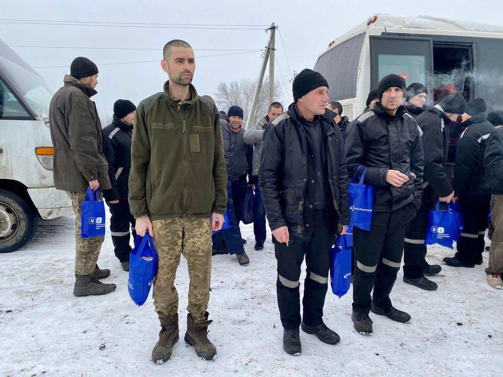 Rusia y Ucrania anunciaron un intercambio de casi 180 prisioneros de guerra. / Foto: EFE/EPA/Ministerio de Defensa de Ucrania
