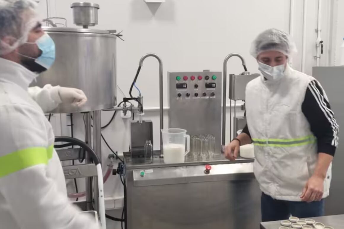 El equipo de Equslac comercializa leche pasteurizada congelada y trabaja en innovaciones tecnológicas como la liofilización. Foto: La Nación