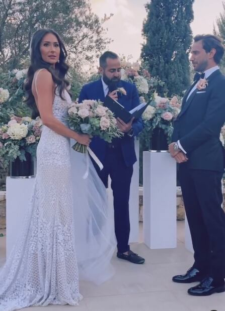 La novia interrumpió su boda