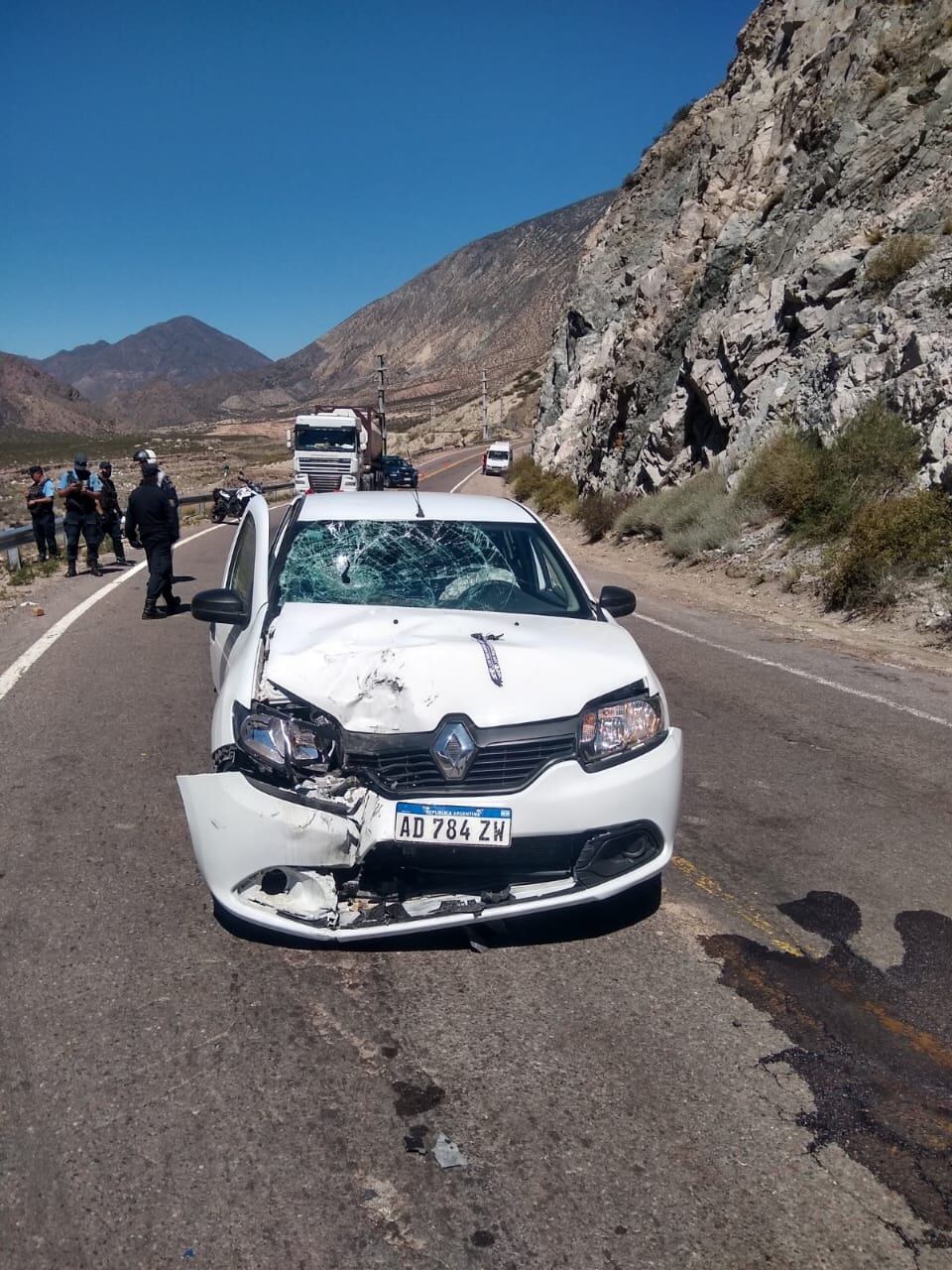 Accidente fatal en la Curva de Guido - Gentileza