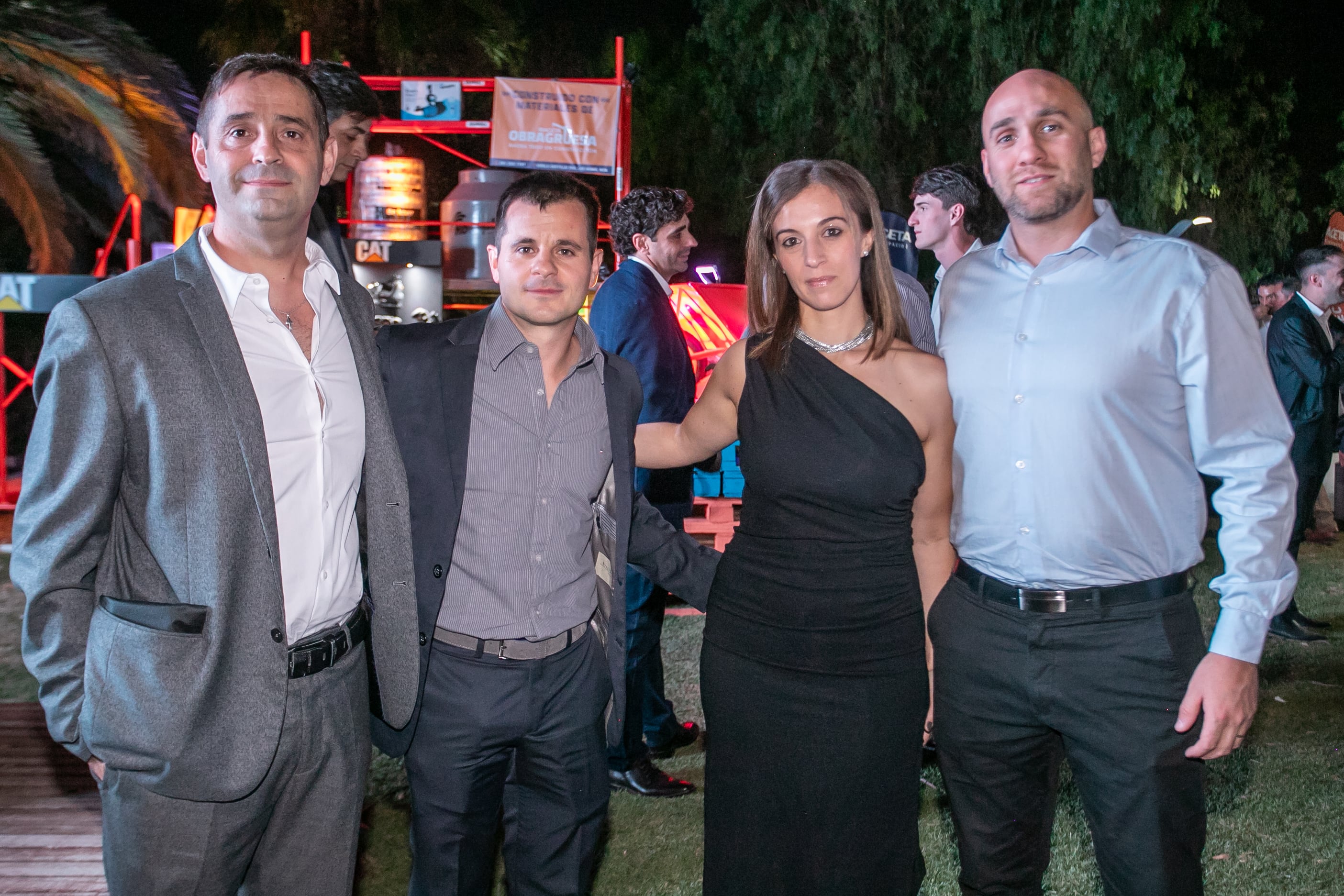 Los Calzetta, una familia siempre presente en las cenas de la cámara mendocina.