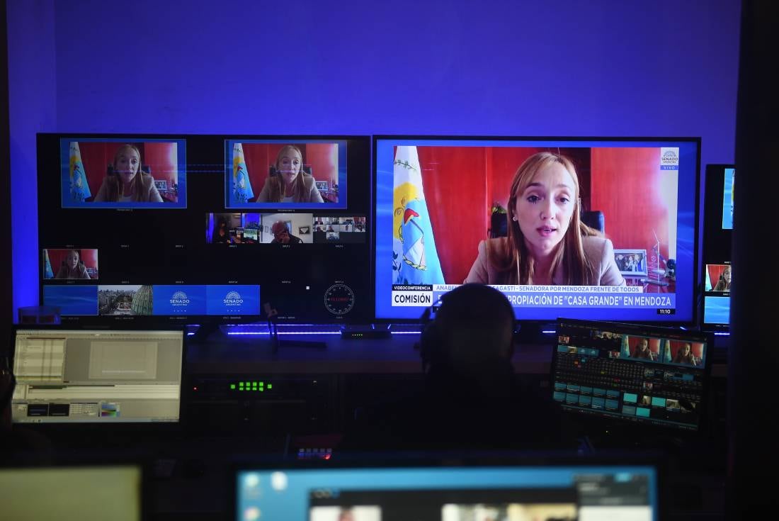 Fernández Sagasti defendió el proyecto en la Comisión de Justicia (Foto Comunicación Senado).