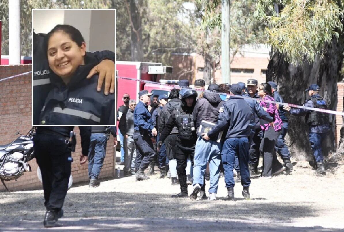 Una mujer policía mató a sus dos hijos en San Luis. En la foto, el lugar del doble crimen. (Gentileza / El Diario de la República)