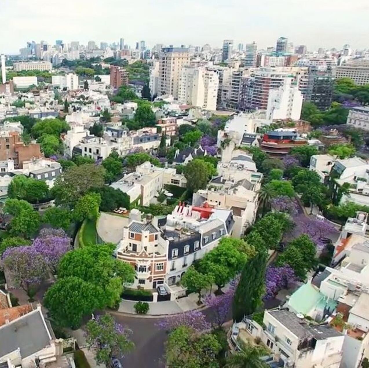 Vista aerea del barrio.