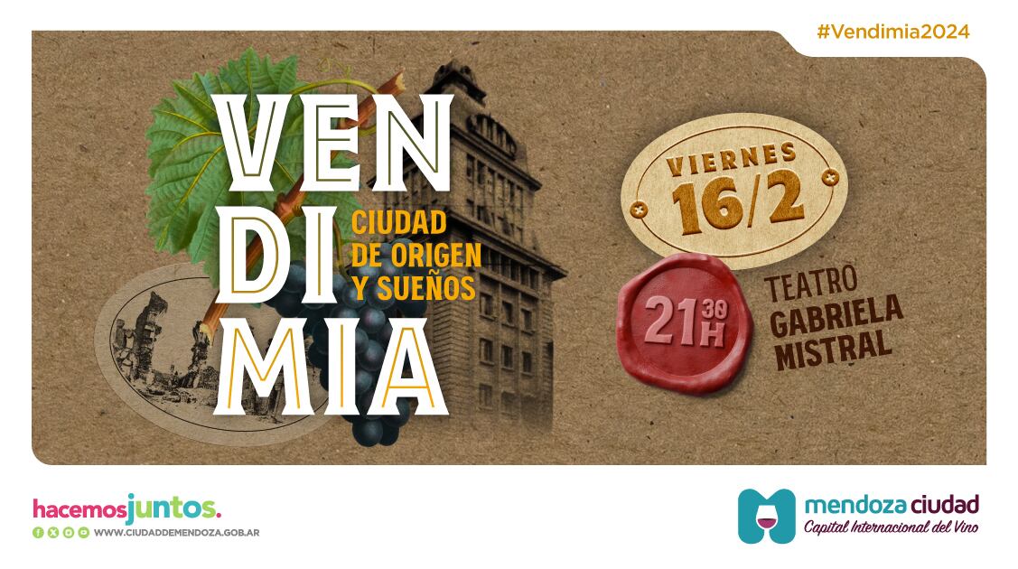 Se realizará el viernes 16 de febrero desde las 21.30 en el teatro Gabriela Mistral.