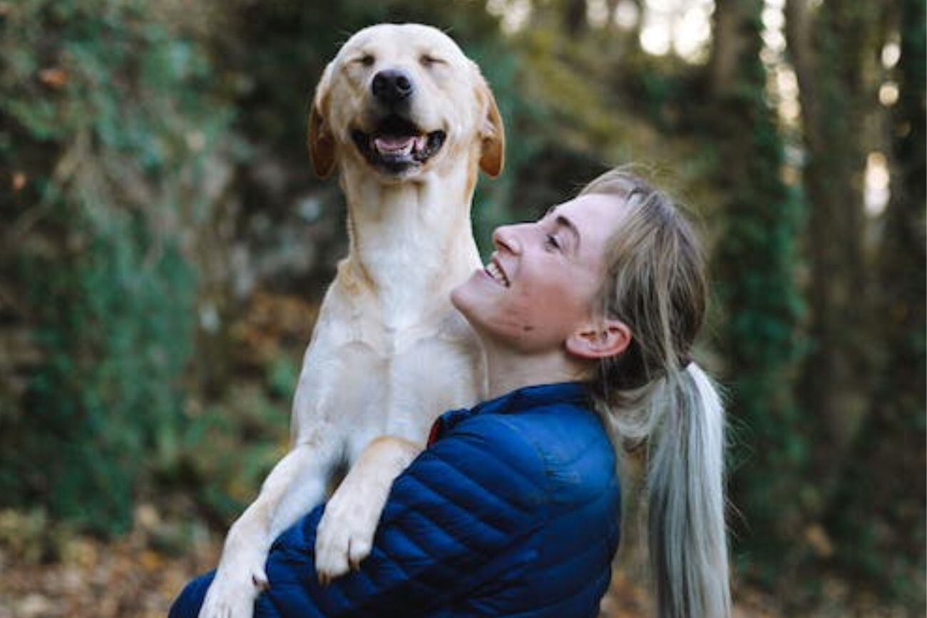 Persona con su perro