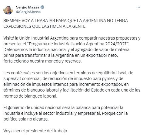 La respuesta de Massa - X