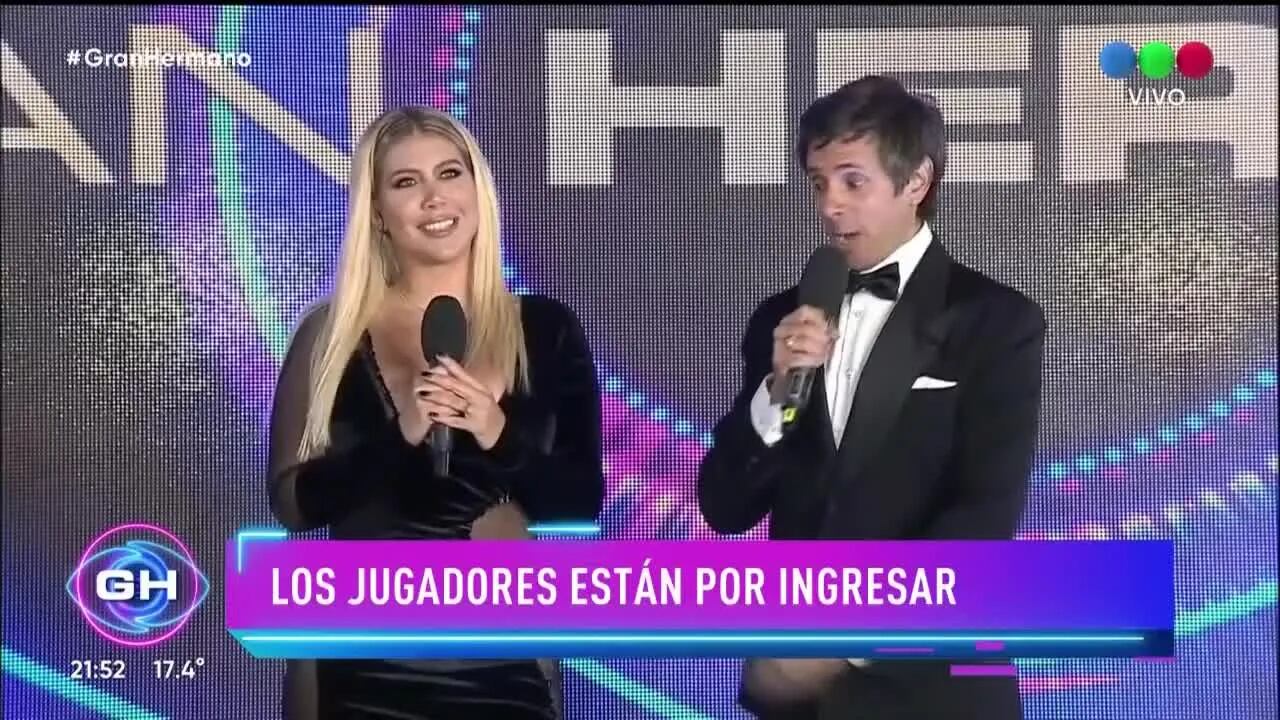 Wanda Nara y Robertito Funes Ugarte acompañaron a los participantes de Gran Hermano a la casa.