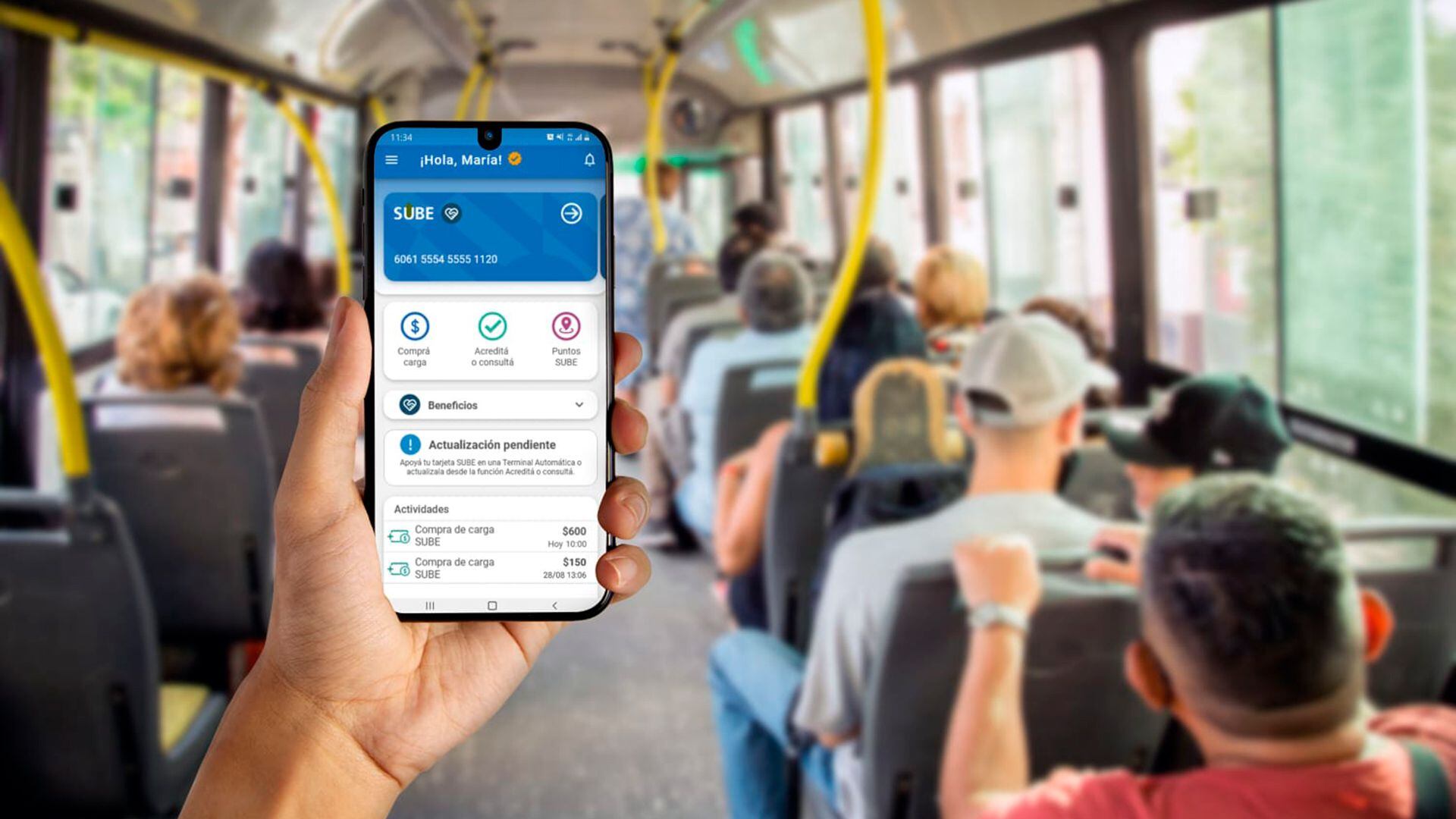 La nueva app SUBE que permite pagar pasajes y realizar todos los trámites desde el celular.