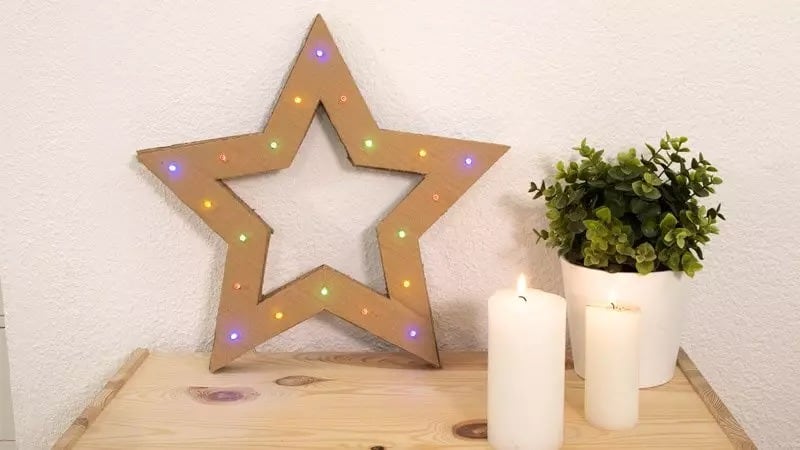 Paso a paso para crear estrellas navideñas en casa