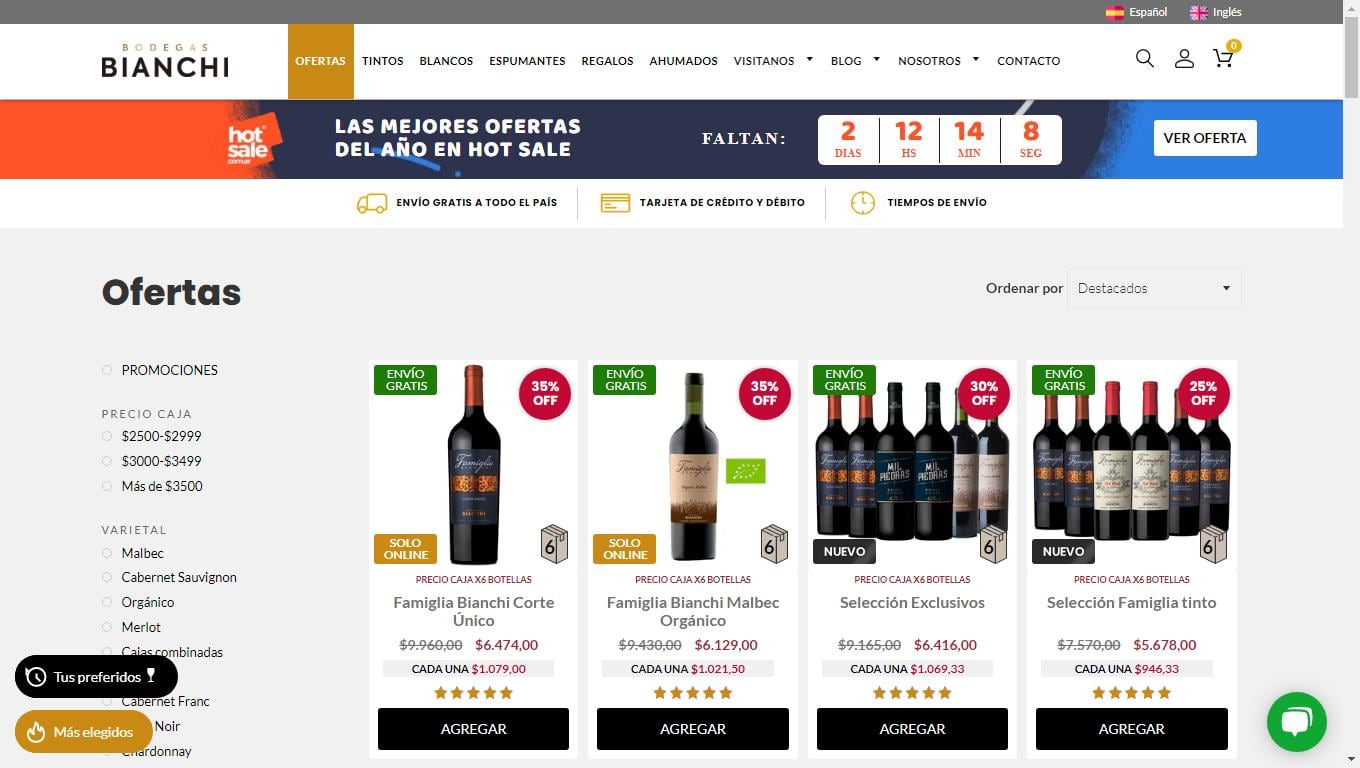 Otras bodegas también se sumaron a los descuentos del Hot Sale. - Gentileza