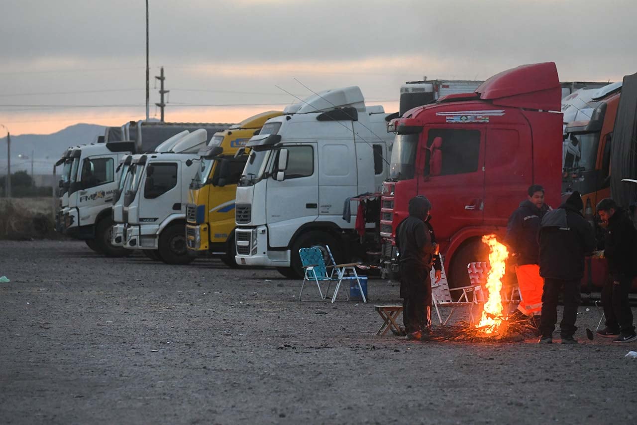 Los camioneros sufren situaciones de inseguridad en Chile. | Foto: Los Andes