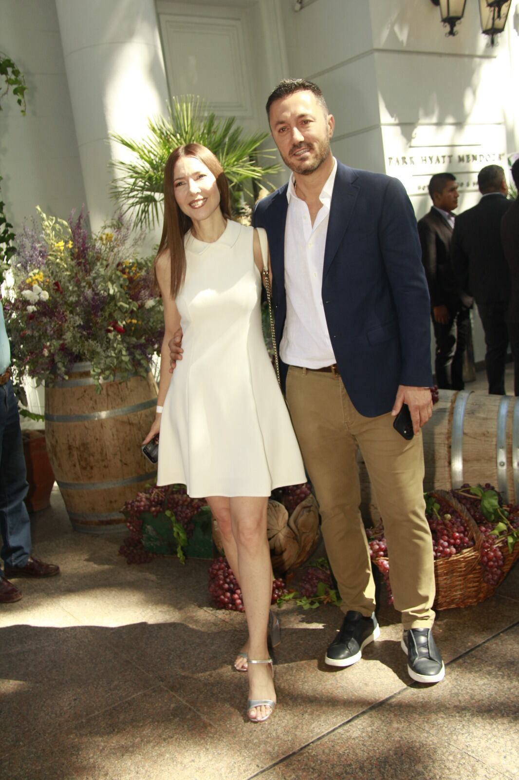 Crisitina Pérez y Luis Petri. - Foto: Fernando Grosso / Los Andes