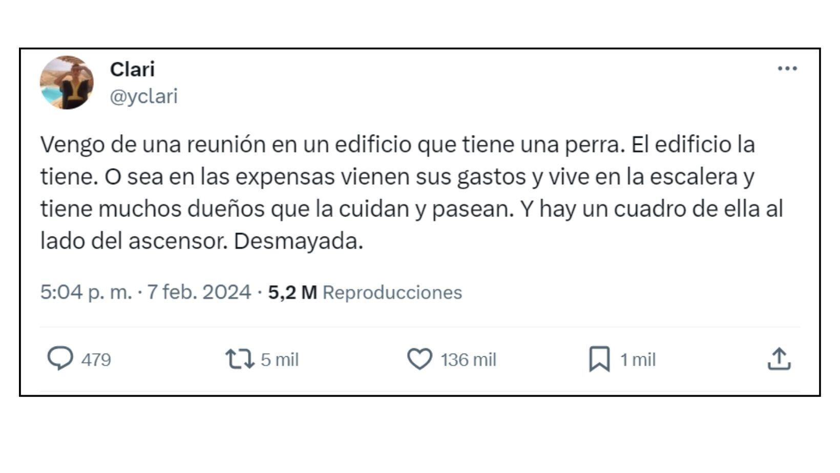 El twitt que inició todo (Captura @yclari)