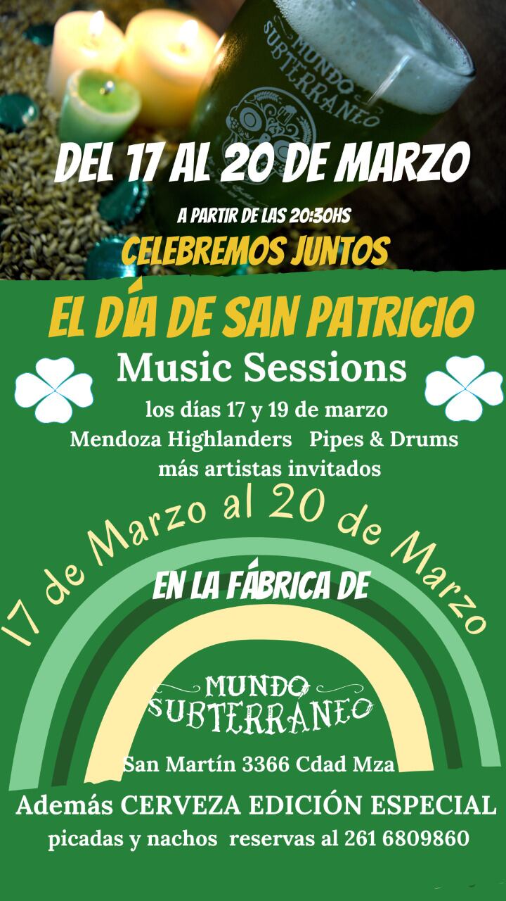 San Patricio: la fiesta que “irlandiza” al mundo entero, invita a beber cerveza y tiñe las calles de verde.