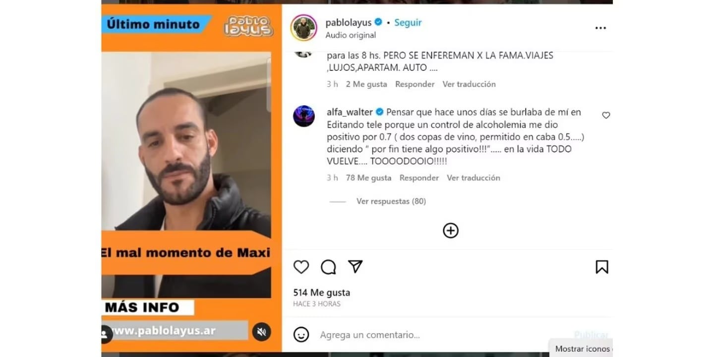 Polémico comentario de Alfa contra Maxi de Gran Hermano.