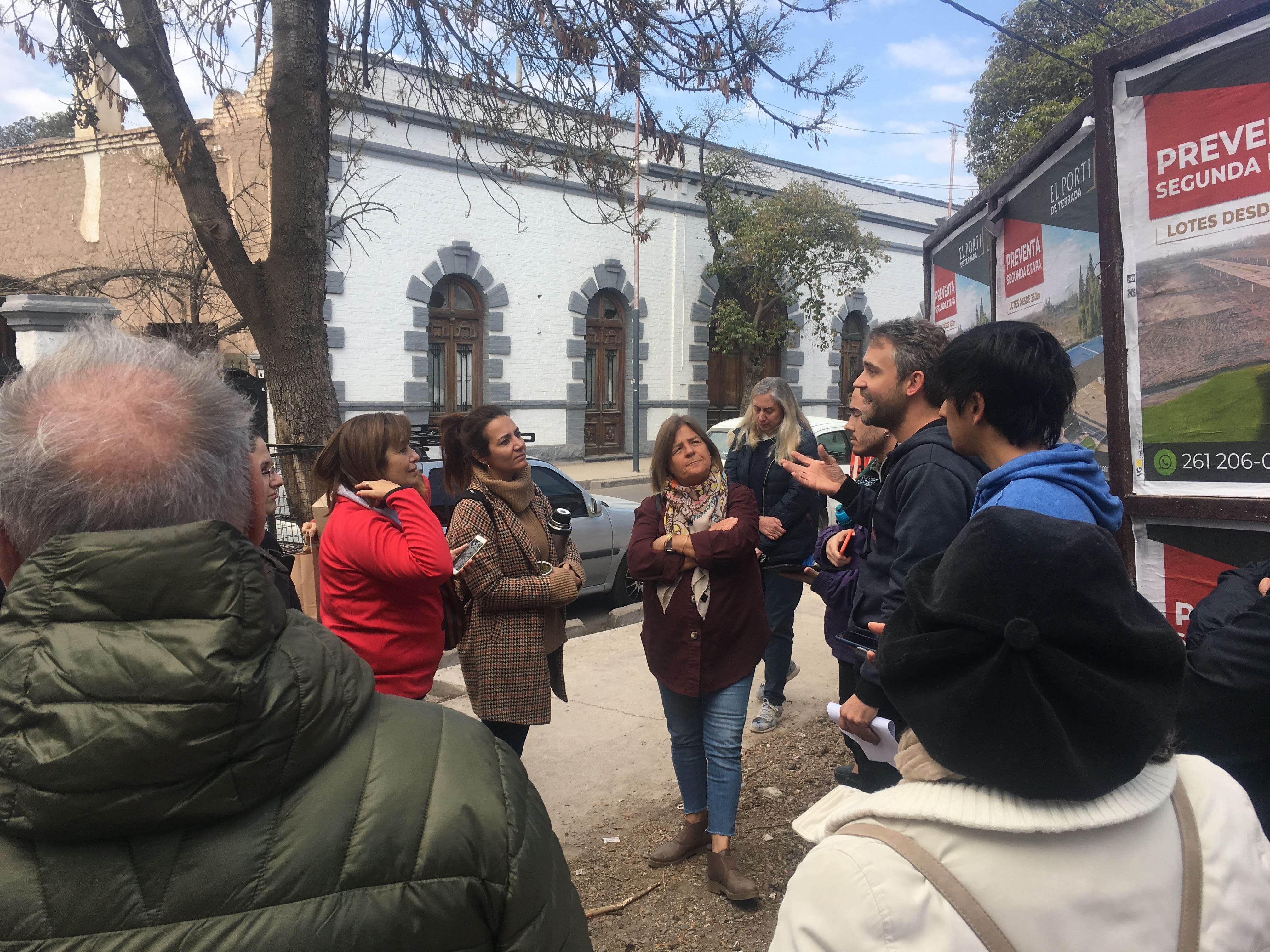 Recorrido patrimonial Chacras de Coria (año 2019) - Fuente- Grupo HCP (Conicet, Mza)