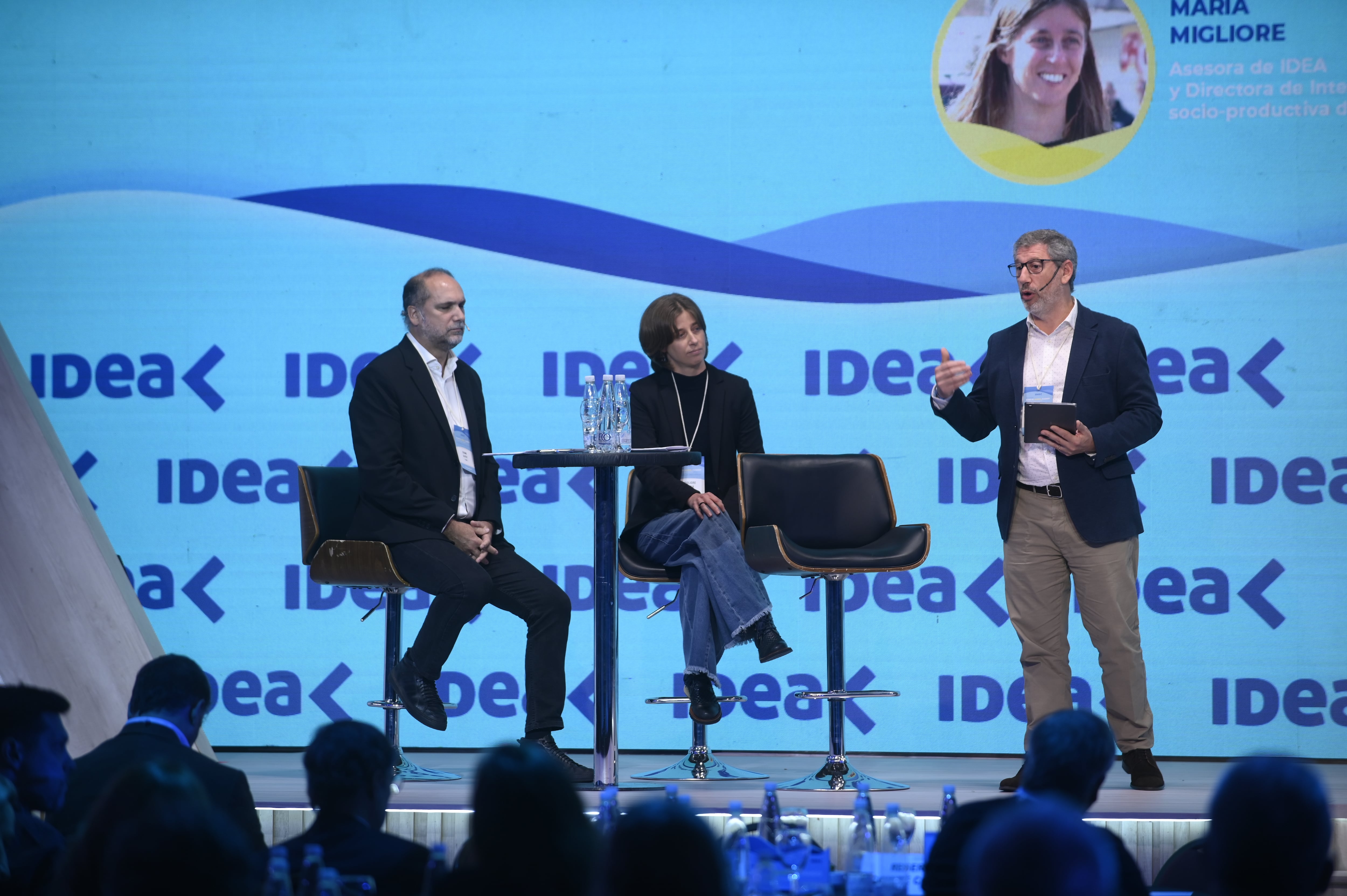 Panel sobre inclusión para una Argentina sostenible en el 60° Coloquio de IDEA. Foto: Gentileza