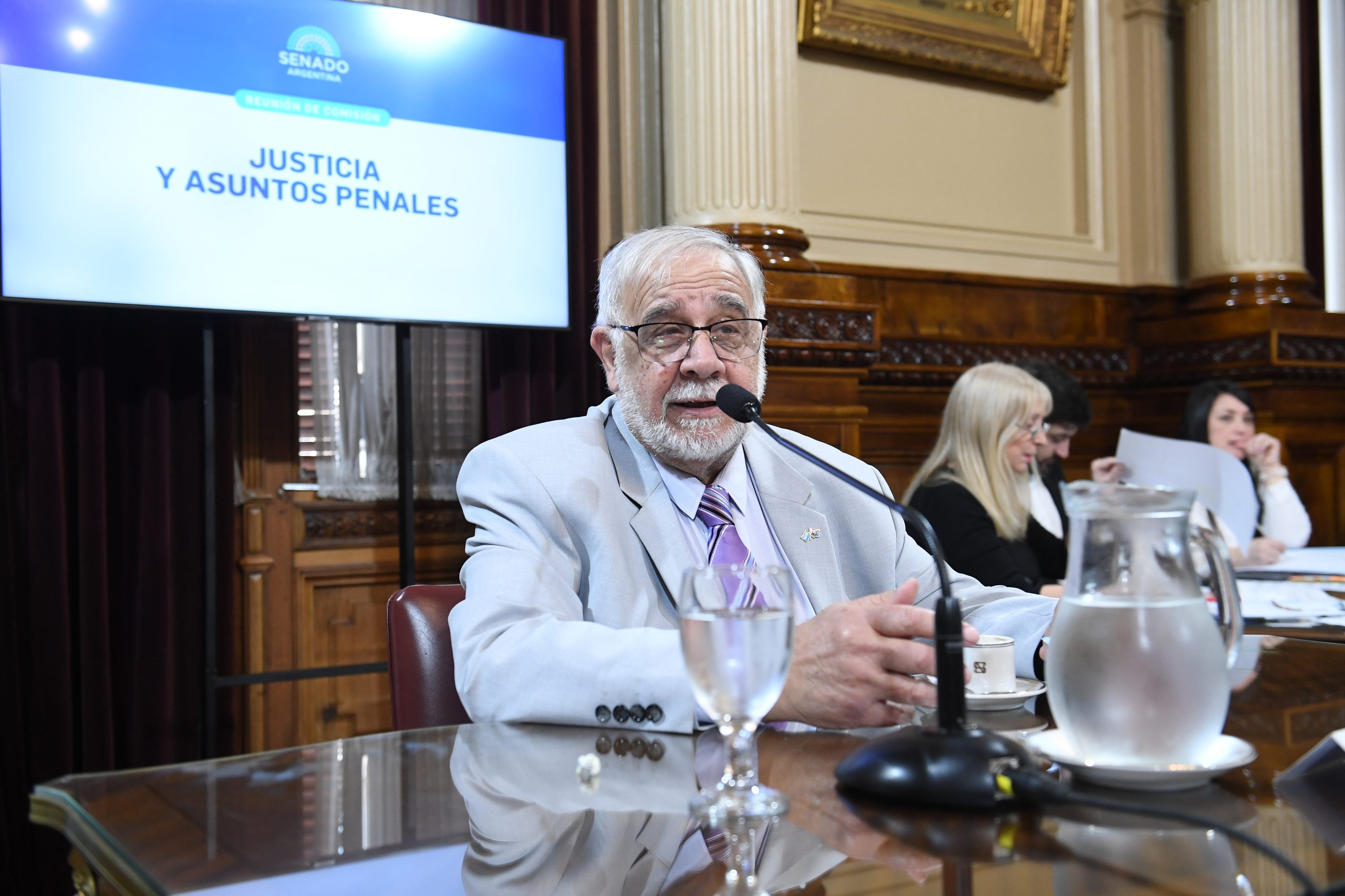 Reunión de la Comisión de Justicia y Asuntos Penales. Foto: Comunicación Senado