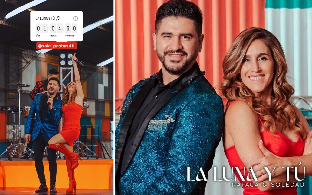 La Sole enamora con su look rojo fuego en "La luna y tú" junto a Ráfaga