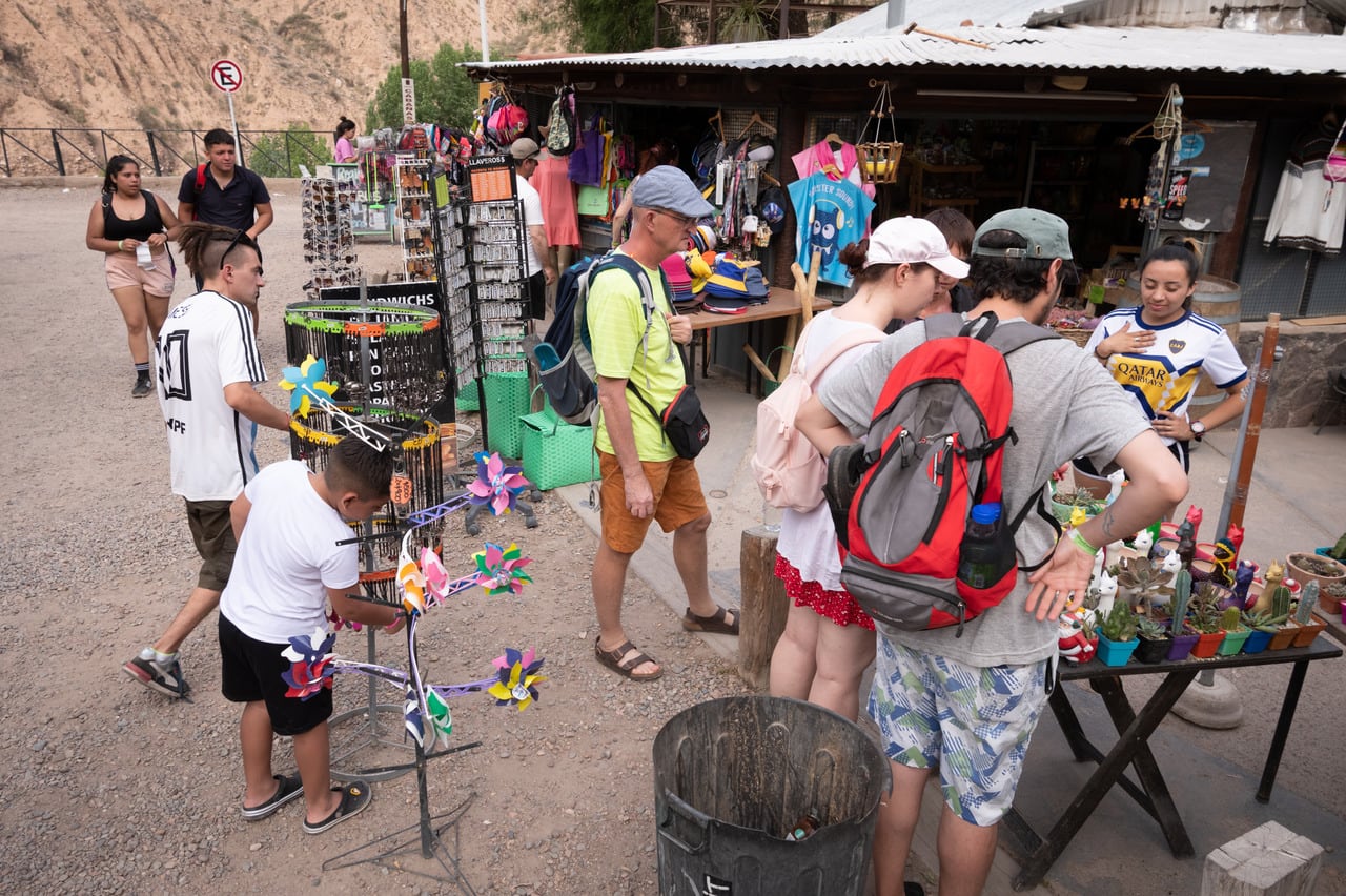 Turistas en Alta Montaña. Foto: Ignacio Blanco / Los Andes 