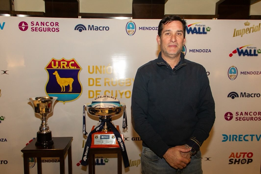 El presidente de la Unión de Rugby de Cuyo, Javier Pelegrina