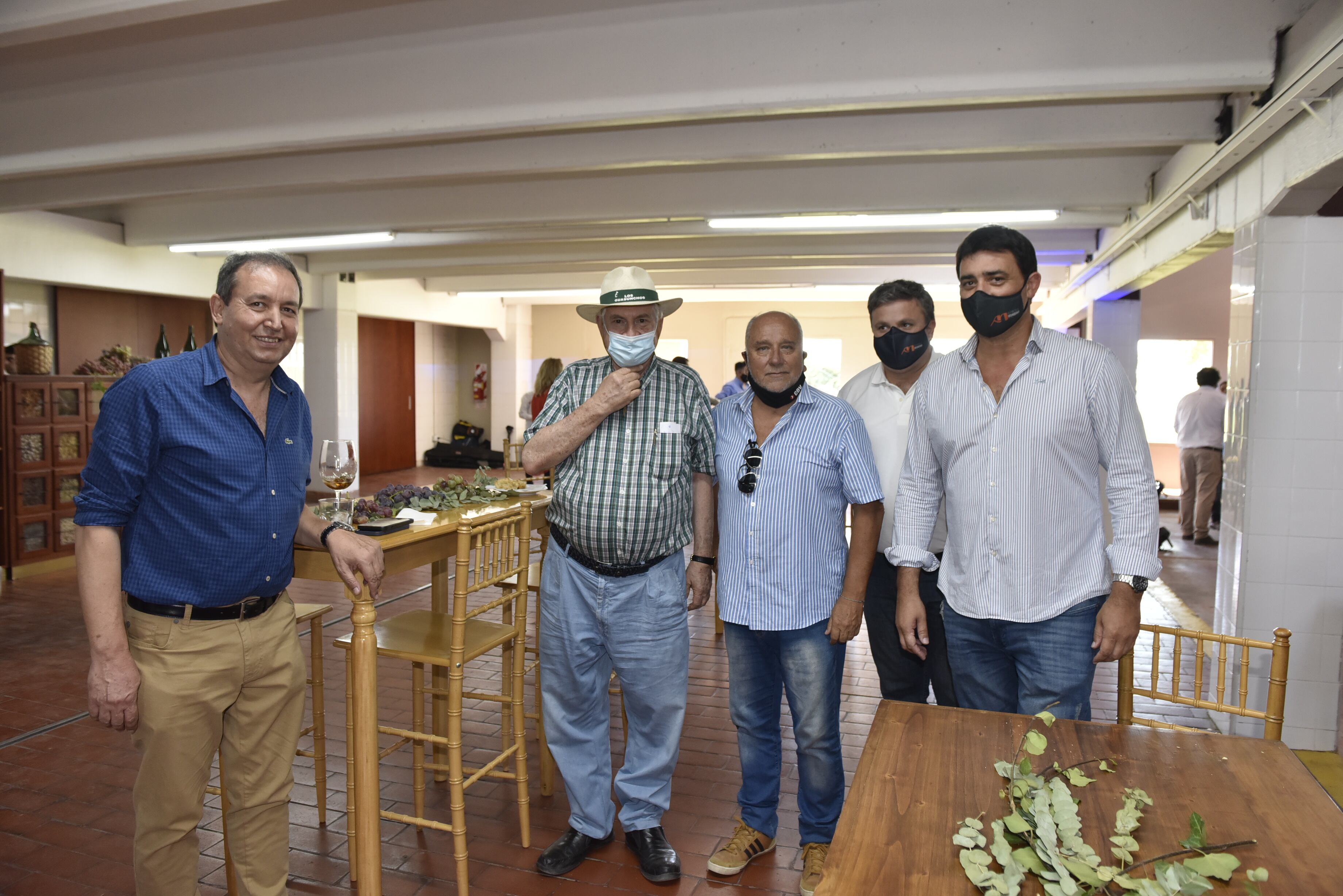 En la foto: Eloy Guerrero, Daniel Werthein, Jorge Sedelli, Martín Gentile y Roberto Mondino.