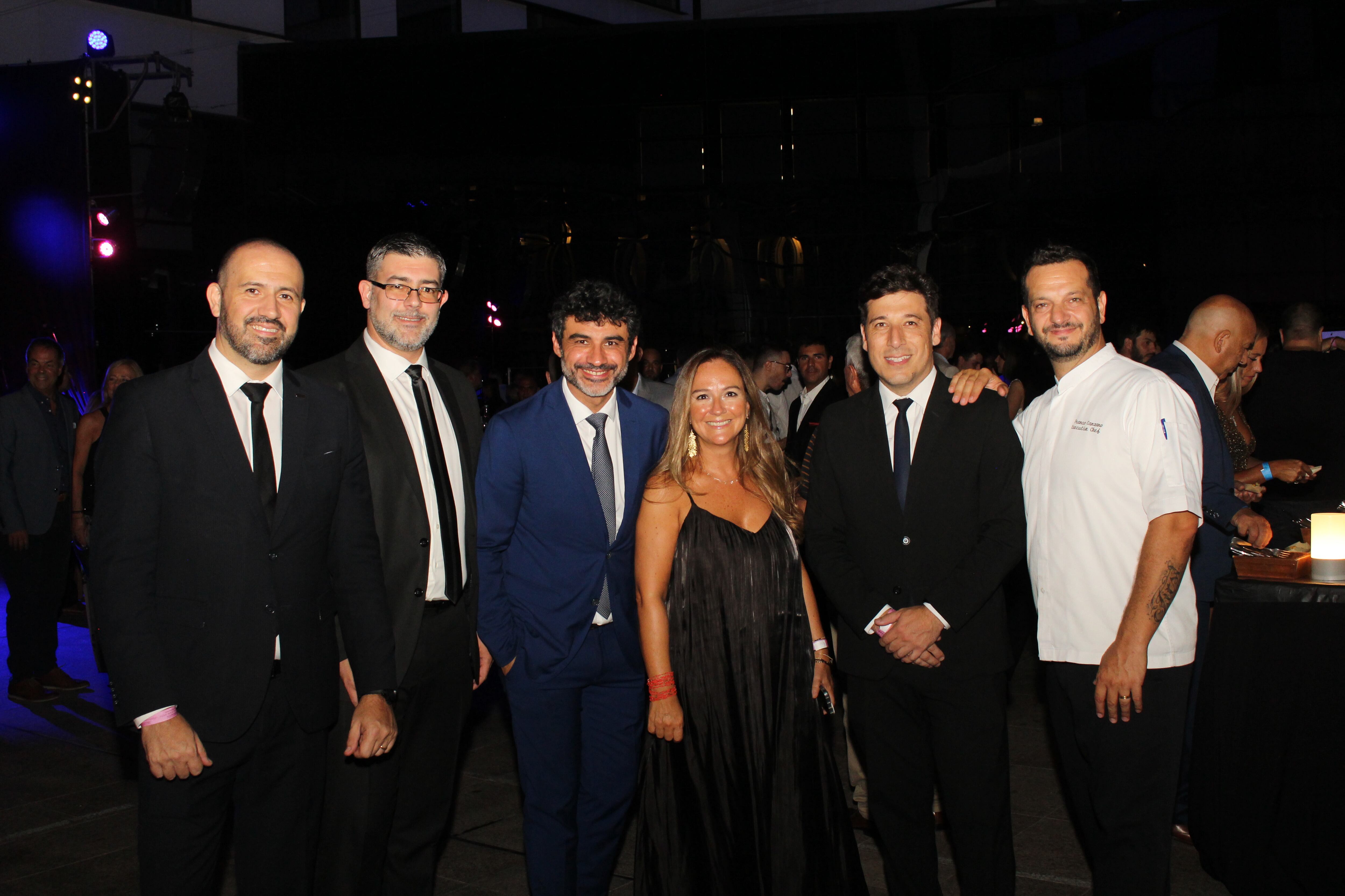 Victor Grandi, Miguel Ángel Urmeneta, Martín Arnulphi, Franco Canzano, Natalia Castro y Damián Ruiz.