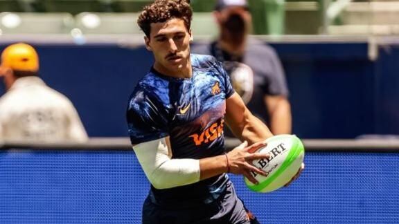 El mendocino Rodrigo Isgró estuvo en las formaciones iniciales de los Pumas7s. 