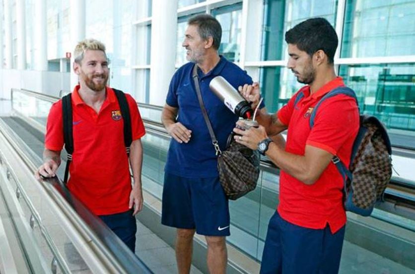 A puro mate. Messi, Costa y Suárez en Barcelona.